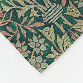  William Morris Flower Garden Fleece Deken (Hoek)