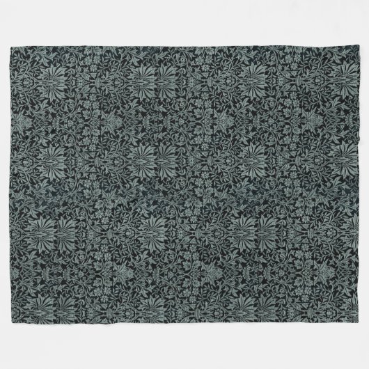  William Morris Flower Garden Fleece Deken (Voorkant (Horizontaal))