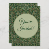 William Morris Flower Garden-Greens Kaart (Voorkant / Achterkant)