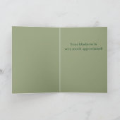 William Morris Flower Garden-Greens Kaart (Binnen)