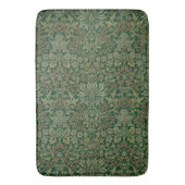 William Morris Flower Garden-Groene Badmat (Voorkant Verticaal)