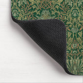 William Morris Flower Garden-Groene Muismat (Hoek)