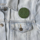 William Morris Flower Garden-Groene Ronde Button 5,7 Cm (In situ)