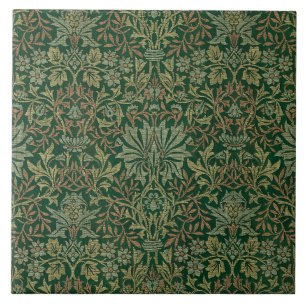 William Morris Flower Garden-Groene tinten Tegeltje