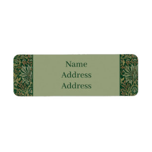 William Morris Flower Garden-Groene tuinen Etiket