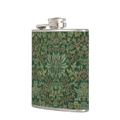 William Morris Flower Garden-Groene tuinen Heupfles (Links)