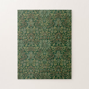 William Morris Flower Garden-Groene tuinen Legpuzzel