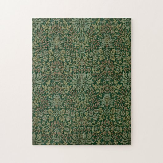 William Morris Flower Garden-Groene tuinen Legpuzzel (Verticaal)