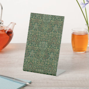 William Morris Flower Garden-Groene tuinen Reclamebord Met Voetstuk
