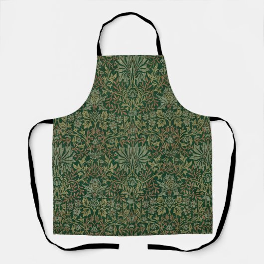 William Morris Flower Garden-Groene tuinen Schort (Voorkant)