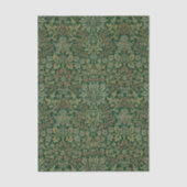 William Morris Flower Garden-Groene tuinen Tissuepapier (Voorkant)