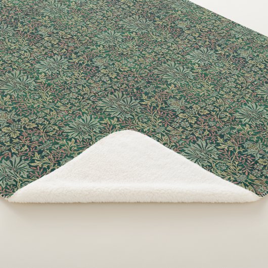  William Morris Flower Garden Sherpa Deken (3/4)