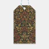 William Morris Flower Garden Tapestry Cadeaulabel (Voorkant)