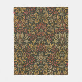 William Morris Flower Garden Tapestry Fleece Deken (Voorkant)