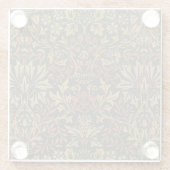 William Morris Flower Garden Tapestry Glazen Onderzetter (Achterkant)