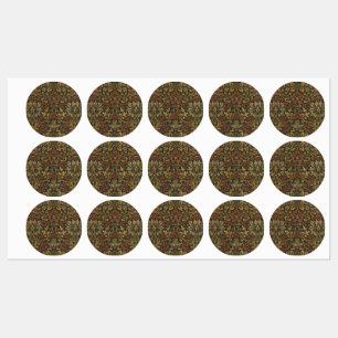 William Morris Flower Garden Tapestry Labels