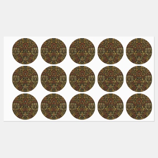 William Morris Flower Garden Tapestry Labels (Vel)