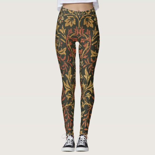 William Morris Flower Garden Tapestry Leggings (Voorkant)