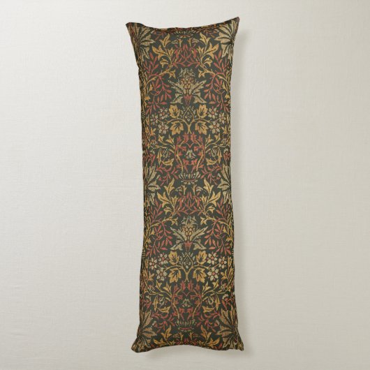 William Morris Flower Garden Tapestry Lichaamskussen (Achterkant (Verticaal))