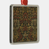 William Morris Flower Garden Tapestry Metalen Ornament (Rechts)
