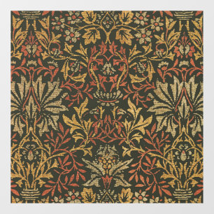 William Morris Flower Garden Tapestry Raamsticker