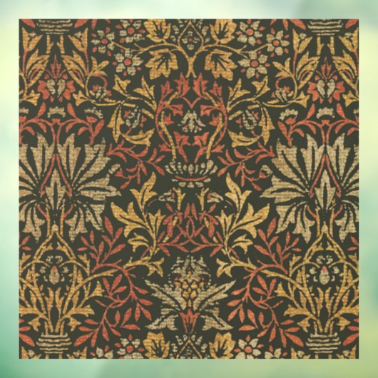 William Morris Flower Garden Tapestry Raamsticker (Vel 3)