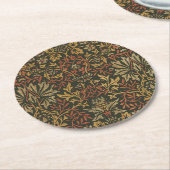 William Morris Flower Garden Tapestry Ronde Kartonnen Onderzetter (Gebogen)
