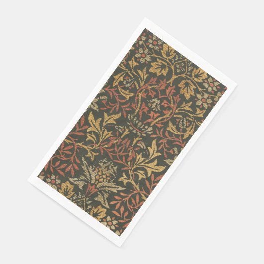 William Morris Flower Garden Tapestry Servet (Hoek)