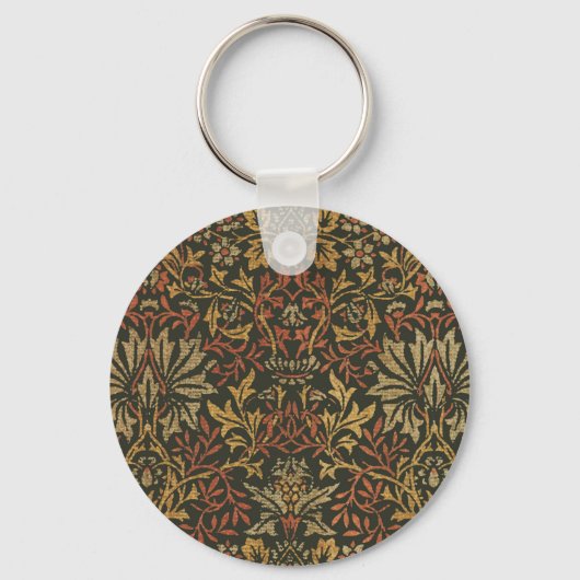 William Morris Flower Garden Tapestry Sleutelhanger (Voorkant)