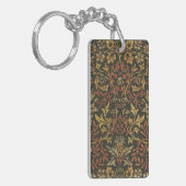 William Morris Flower Garden Tapestry Sleutelhanger (Voorkant Links)
