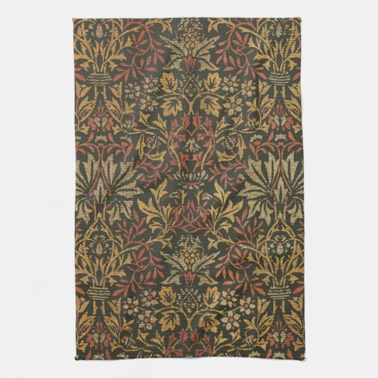 William Morris Flower Garden Tapestry Theedoek (Verticaal)