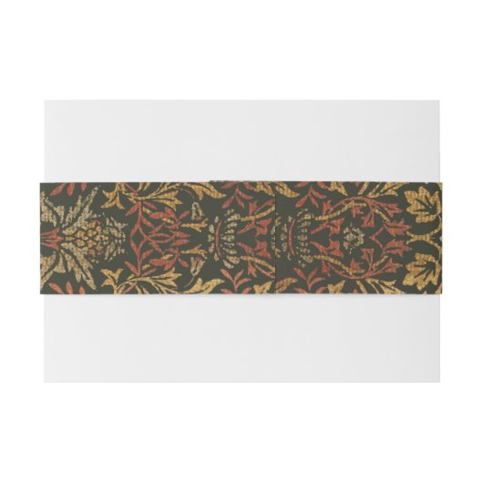 William Morris Flower Garden Tapestry Uitnodigingen Wikkel (Achterkant Voorbeeld)