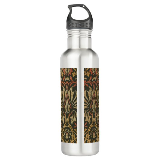 William Morris Flower Garden Tapestry Waterfles (Achterkant)