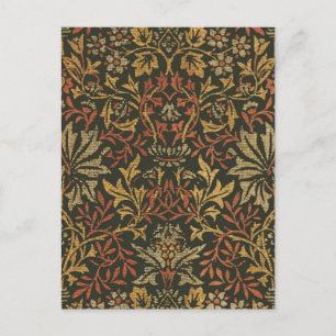 William Morris Flower Garden Tapijt Briefkaart