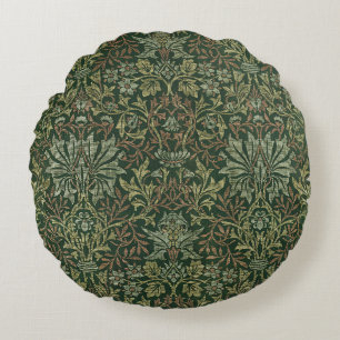 William Morris Flower Garden Tapijt Klassieker Rond Kussen
