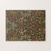 William Morris Flower Garden Tapijt Legpuzzel (Horizontaal)