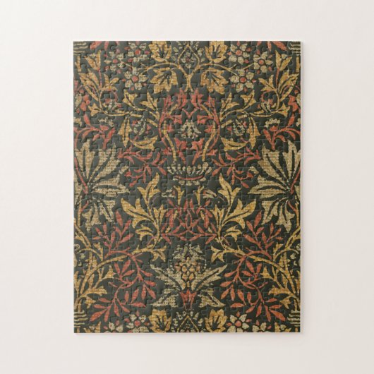 William Morris Flower Garden Tapijt Legpuzzel (Verticaal)