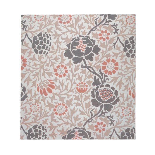William Morris Flower Grafton Behang Notitieblok (Voorkant)