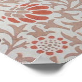 William Morris Flower Grafton Behang  Poster (Hoek)