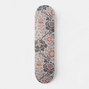 William Morris Flower Grafton Wallpaper Persoonlijk Skateboard