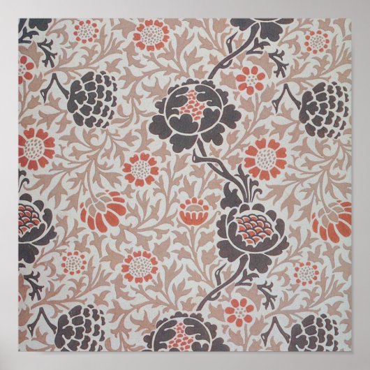 William Morris Flower Grafton Wallpaper Poster (Voorkant)