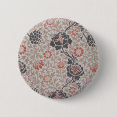 William Morris Flower Grafton Wallpaper Ronde Button 5,7 Cm (Voorkant)