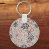 William Morris Flower Grafton Wallpaper Sleutelhanger (Voorkant)