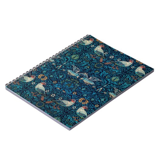 William Morris - Flowers & Birds Pattern Notitieboek (Linkerzijde)
