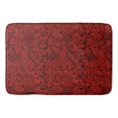 William Morris  Flowers Birds Red Badmat (Voorkant)