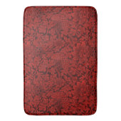 William Morris  Flowers Birds Red Badmat (Voorkant Verticaal)