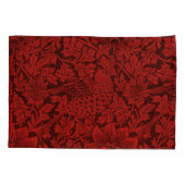 William Morris Flowers Birds Red Kussensloop (Achterkant-Links)
