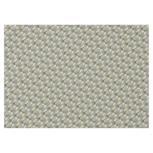 William Morris  Flowers Bloemenmotief Roze Tafelkleed (Voorkant (Horizontaal))