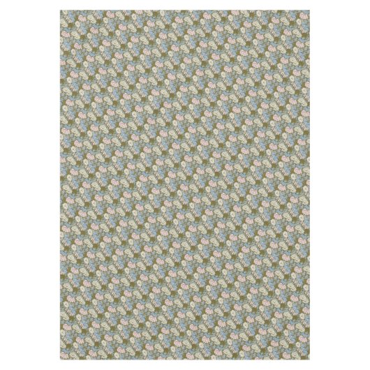 William Morris  Flowers Bloemenmotief Roze Tafelkleed (Voorkant)