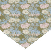 William Morris  Flowers Bloemenmotief Roze Tafelkleed (Gekanteld)